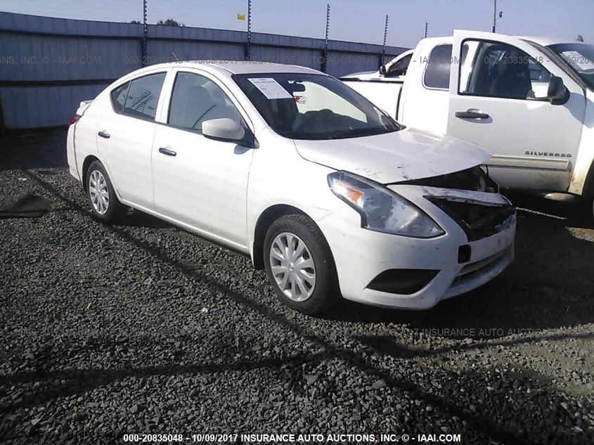 3N1CN7AP2HL837790 2017 Nissan Versa 1.6 S+