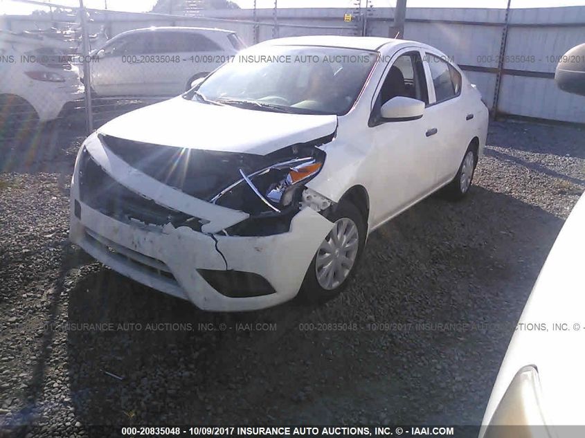 3N1CN7AP2HL837790 2017 Nissan Versa 1.6 S+