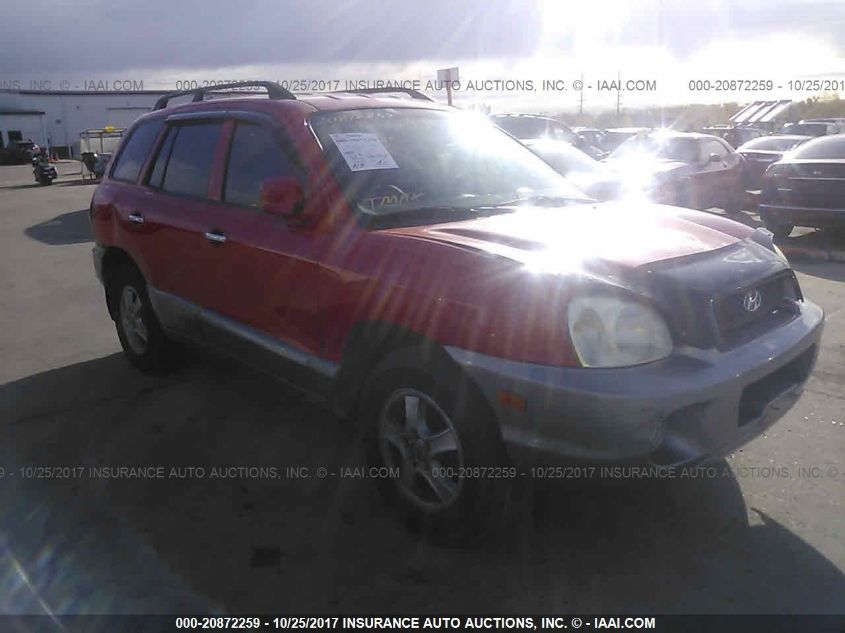 2003 Hyundai Santa Fe Gls/Lx VIN: KM8SC13E33U497325 Lot: 20872259