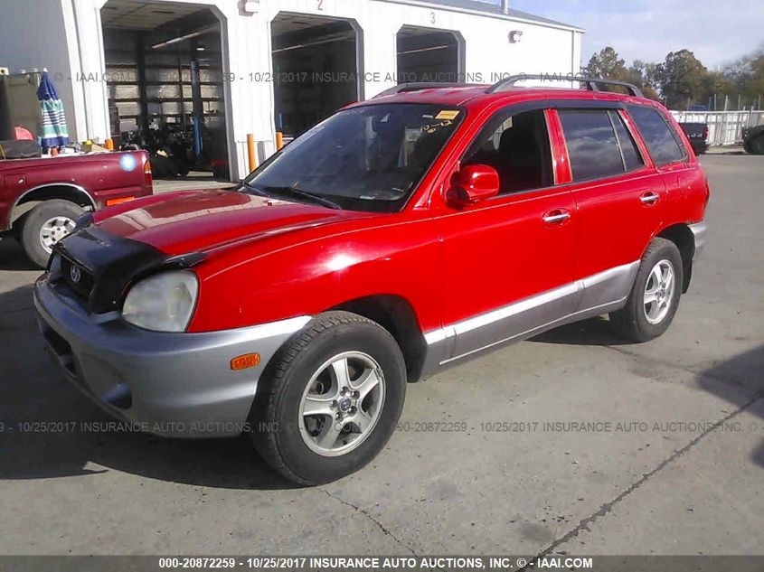 2003 Hyundai Santa Fe Gls/Lx VIN: KM8SC13E33U497325 Lot: 20872259