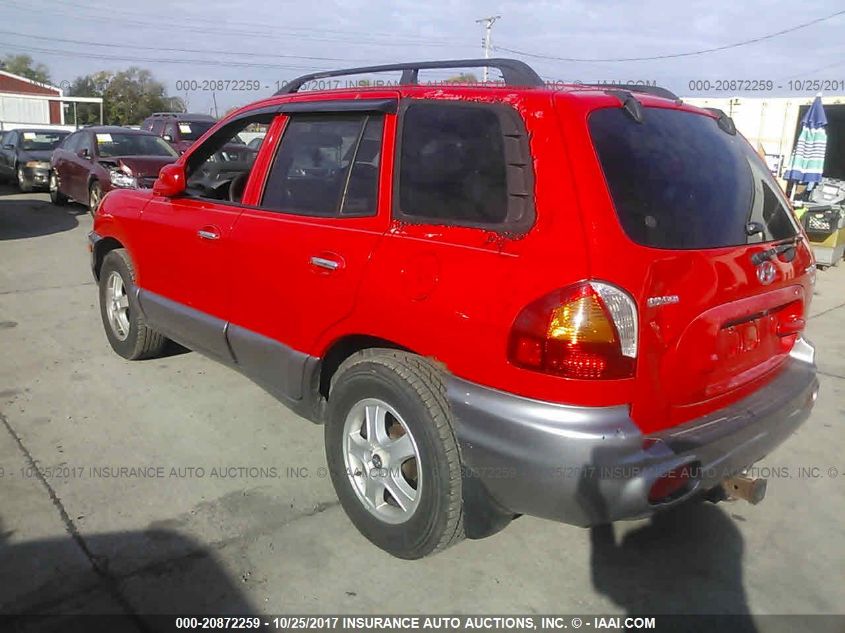 2003 Hyundai Santa Fe Gls/Lx VIN: KM8SC13E33U497325 Lot: 20872259