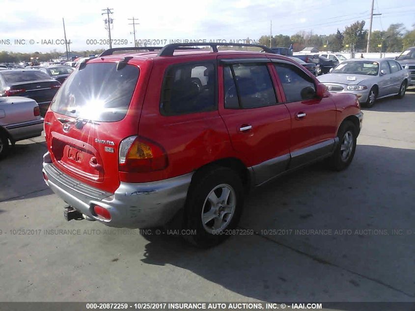 2003 Hyundai Santa Fe Gls/Lx VIN: KM8SC13E33U497325 Lot: 20872259