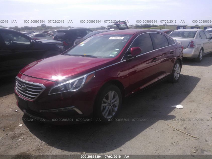 2015 Hyundai Sonata Se VIN: 5NPE24AF7FH145638 Lot: 20896394