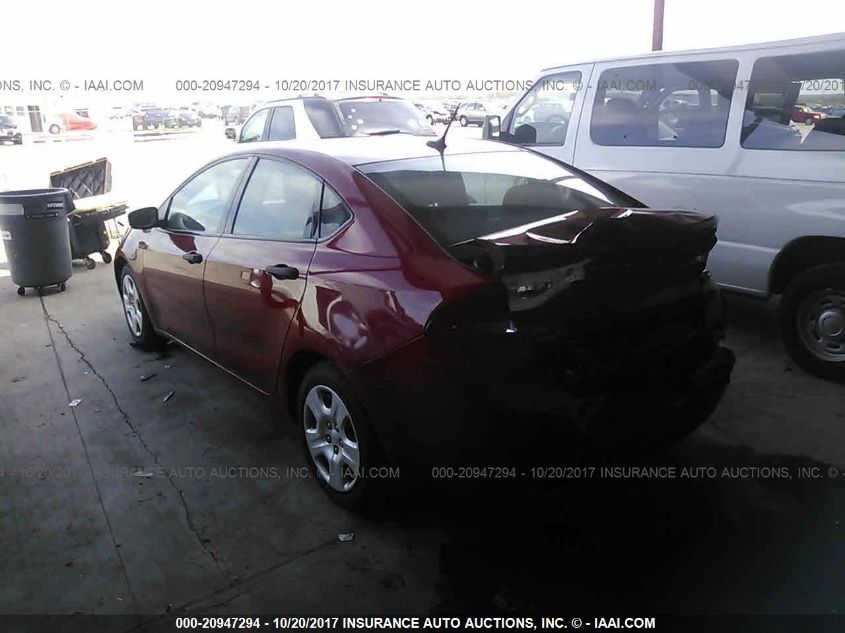 2013 Dodge Dart Se/Aero VIN: 1C3CDFAA0DD290173 Lot: 20947294