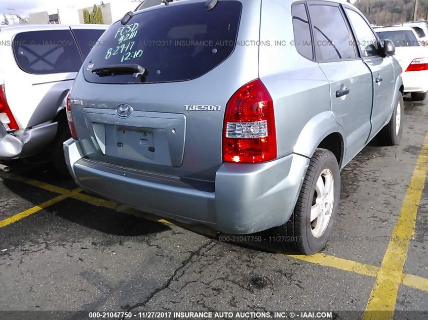 2005 Hyundai Tucson Gl VIN: KM8JM12B75U148509 Lot: 21047750