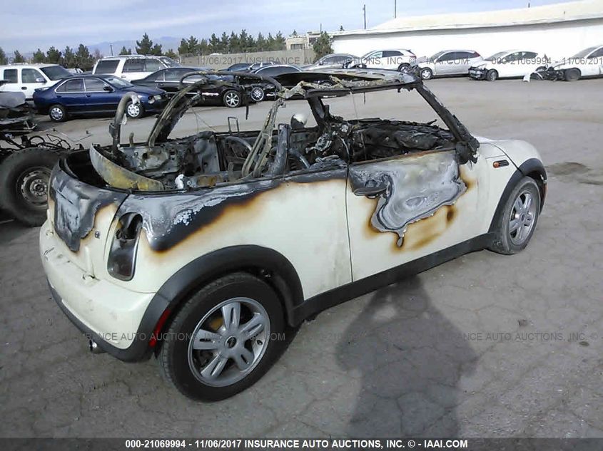 2007 Mini Cooper VIN: WMWRF33567TG17202 Lot: 21069994