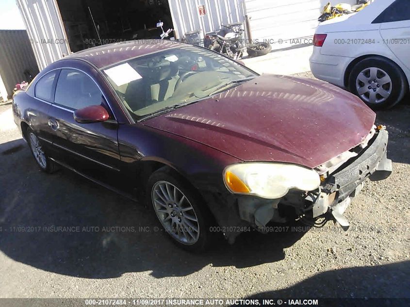 2004 Chrysler Sebring Limited VIN: 4C3AG52H24E132317 Lot: 21072484