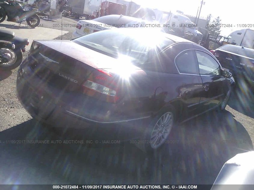 2004 Chrysler Sebring Limited VIN: 4C3AG52H24E132317 Lot: 21072484