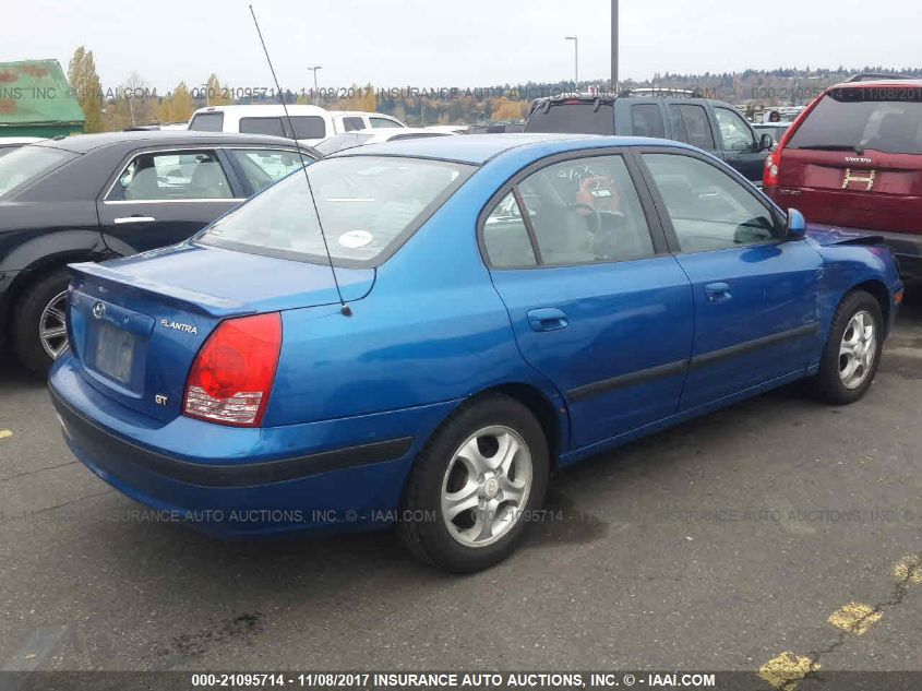 2004 Hyundai Elantra Gls/Gt VIN: KMHDN46D84U836685 Lot: 21095714