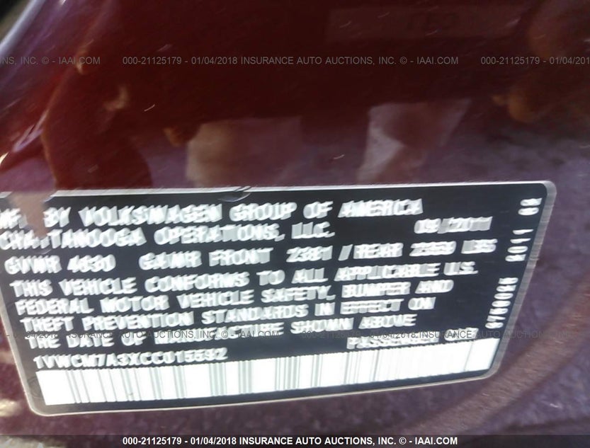 1VWCM7A3XCC015592