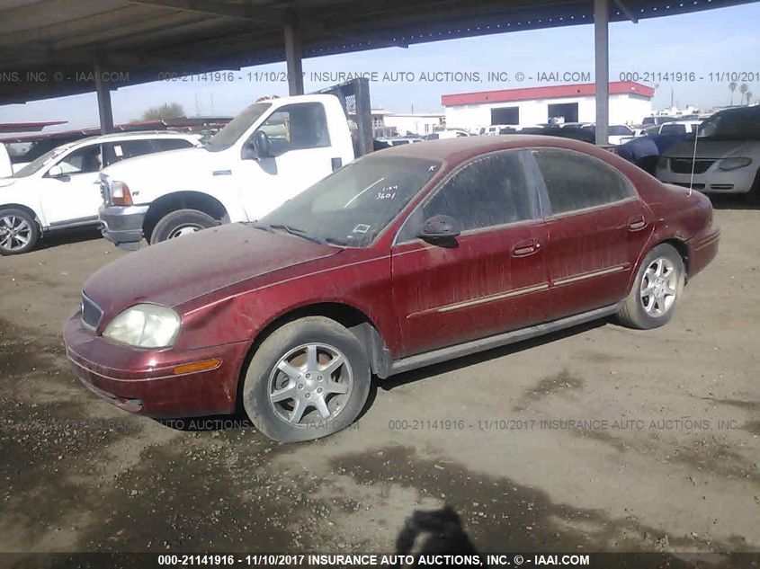 2001 Mercury Sable Ls VIN: 1MEFM53UX1G639973 Lot: 21141916