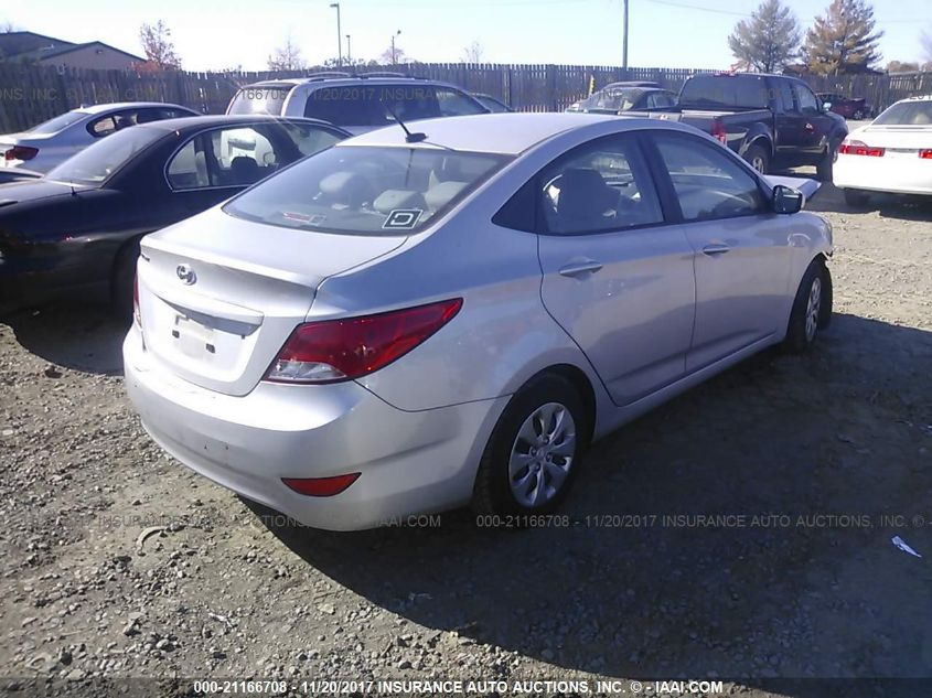 2015 Hyundai Accent Gls VIN: KMHCT4AE9FU908286 Lot: 21166708