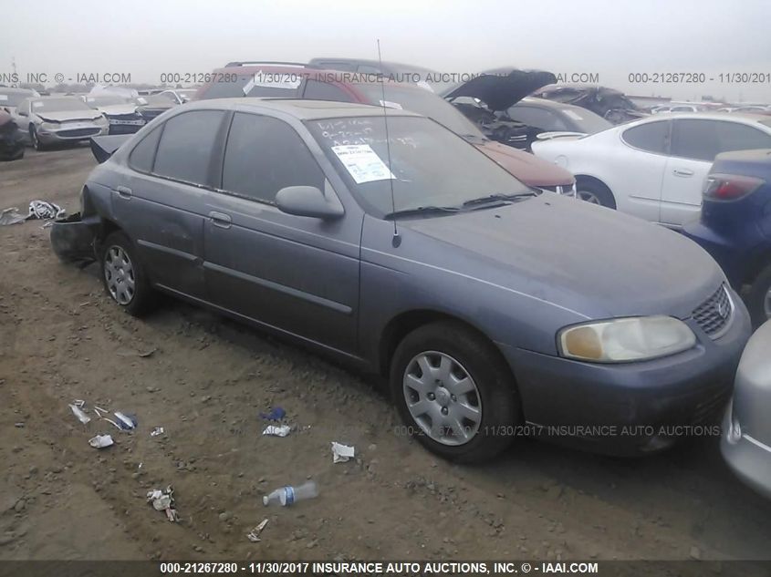 2000 Nissan Sentra Gxe/Xe VIN: 3N1CB51D3YL348480 Lot: 21267280