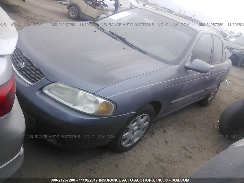 2000 Nissan Sentra Gxe/Xe VIN: 3N1CB51D3YL348480 Lot: 21267280