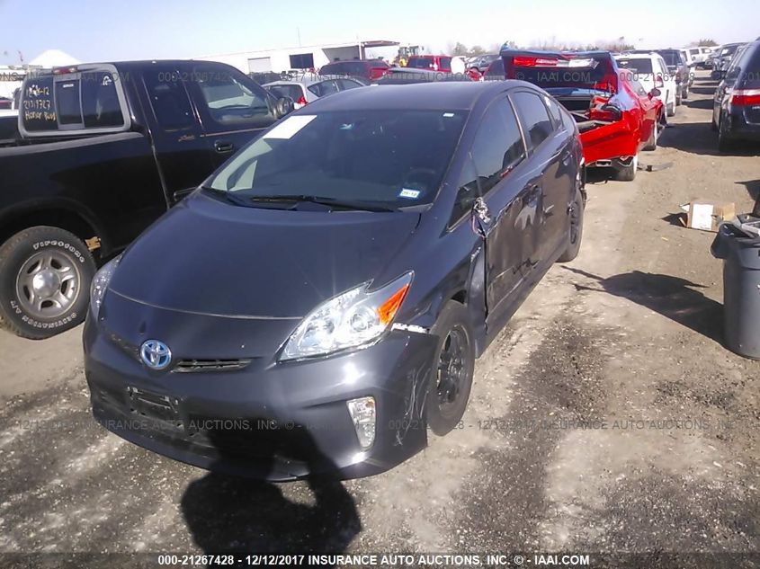 JTDKN3DU9E0375756 2014 Toyota Prius Four