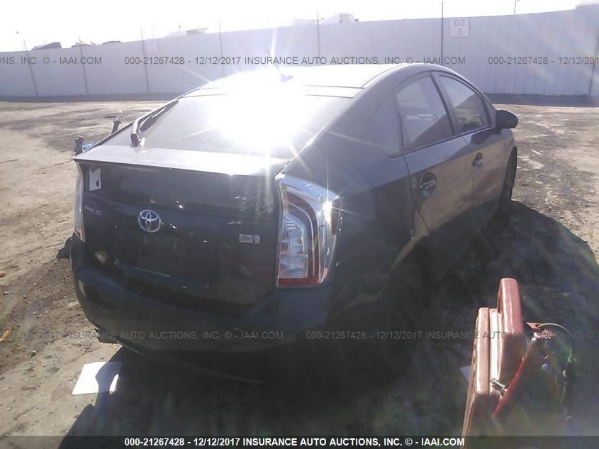 JTDKN3DU9E0375756 2014 Toyota Prius Four