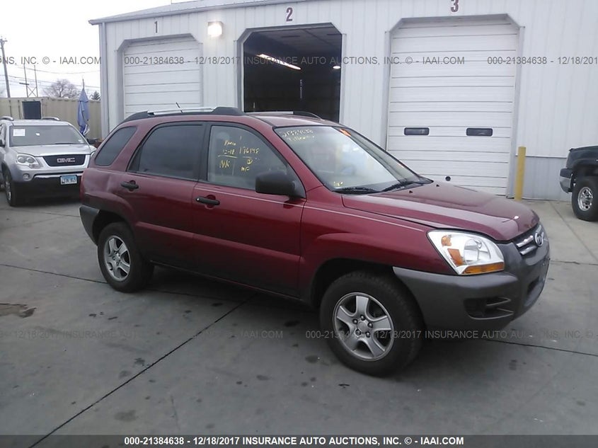 KNDJF724X77391526 2007 Kia Sportage Lx auction photo 1