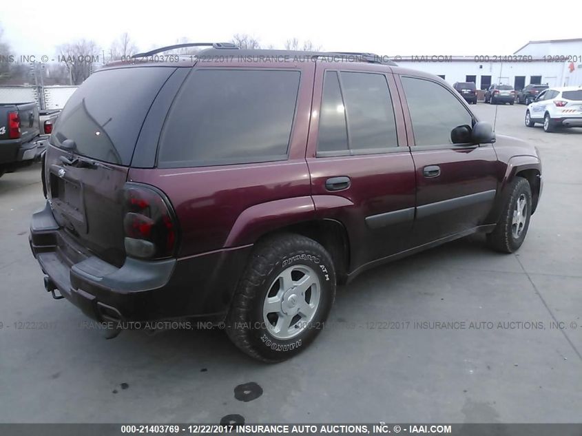 2005 Chevrolet Trailblazer Ls/Lt VIN: 1GNDT13S452110869 Lot: 21403769