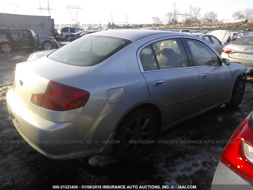 2006 Infiniti G35X VIN: JNKCV51F76M601677 Lot: 21523400