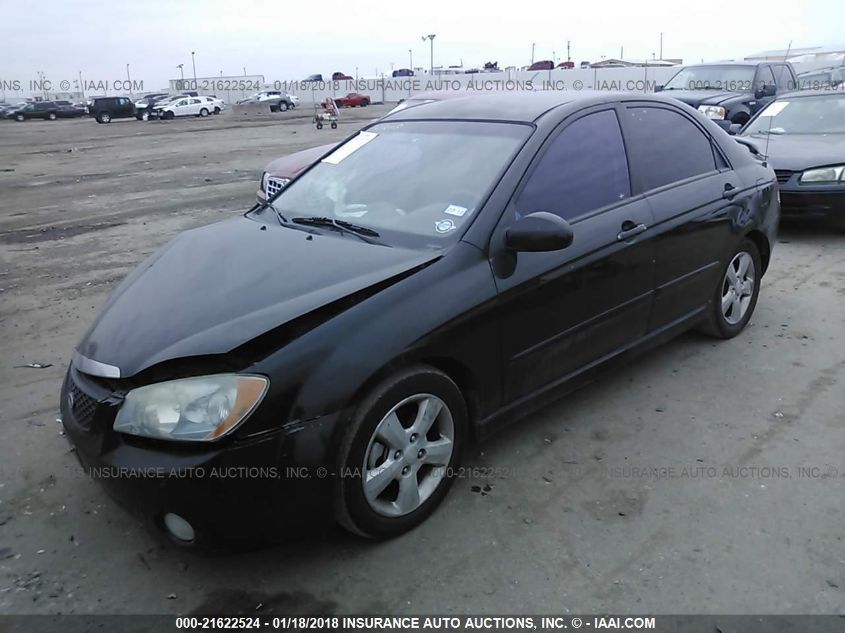 2008 Kia Spectra Sx VIN: KNAFE121285011830 Lot: 21622524