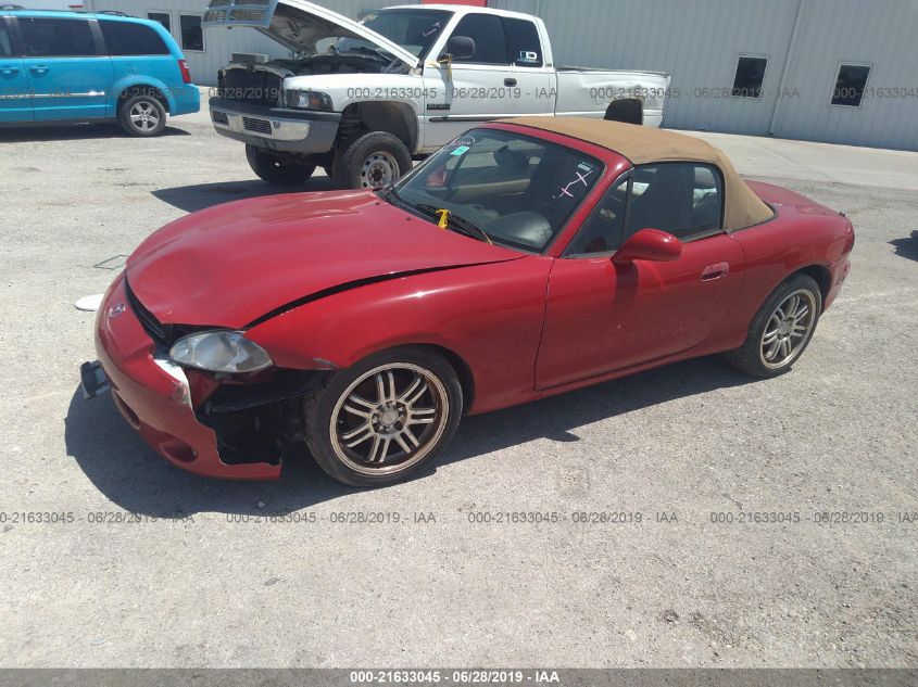 2001 Mazda Mx-5 Miata Ls VIN: JM1NB353310200943 Lot: 21633045