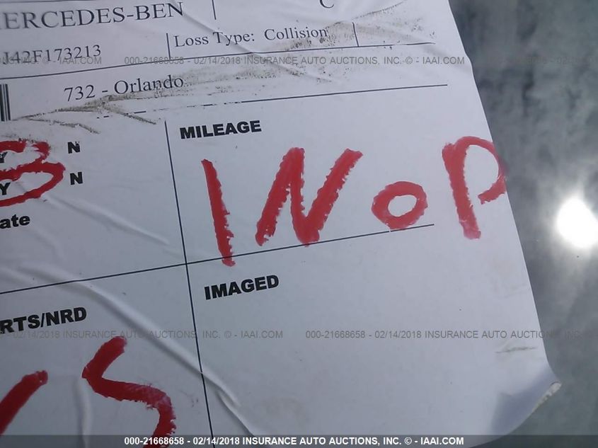 2002 Mercedes-Benz C 240 VIN: WDBRF61J42F173213 Lot: 21668658