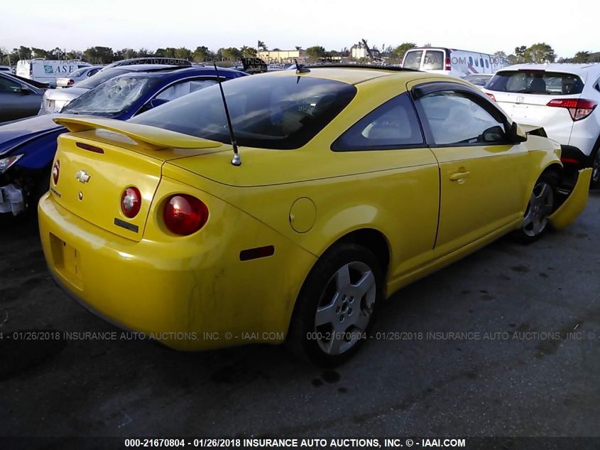 2008 Chevrolet Cobalt Sport VIN: 1G1AM18BX87249843 Lot: 21670804