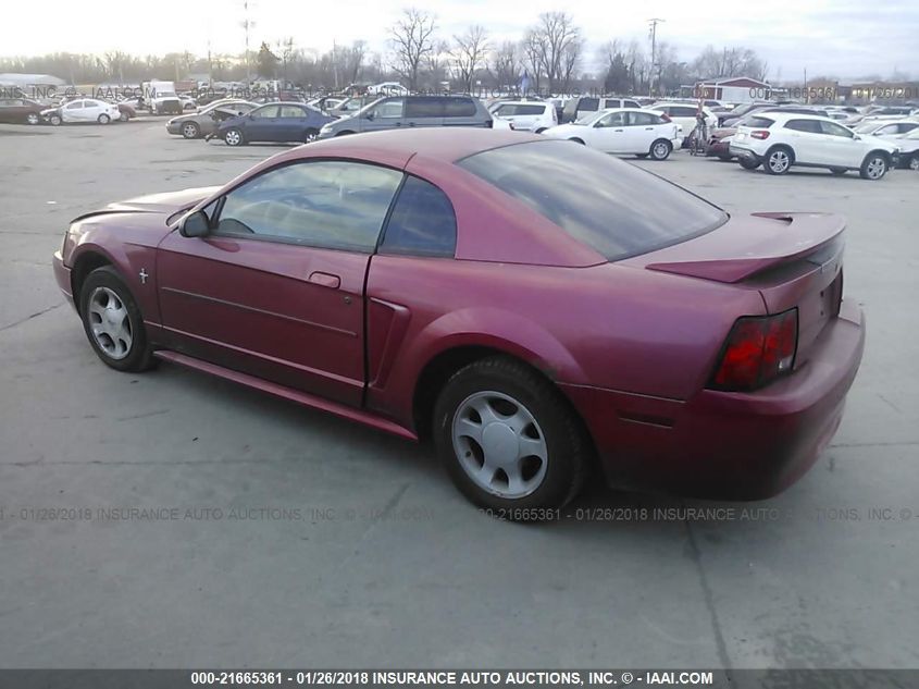 2000 Ford Mustang VIN: 1FAFP4048YF258281 Lot: 21665361