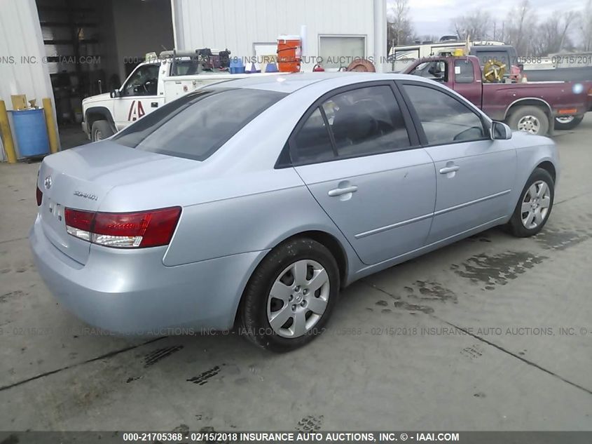 2006 Hyundai Sonata Gl VIN: 5NPET46C86H106276 Lot: 21705368