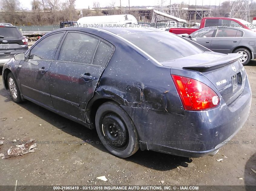 2007 Nissan Maxima 3.5 Se VIN: 1N4BA41E67C862855 Lot: 21965419