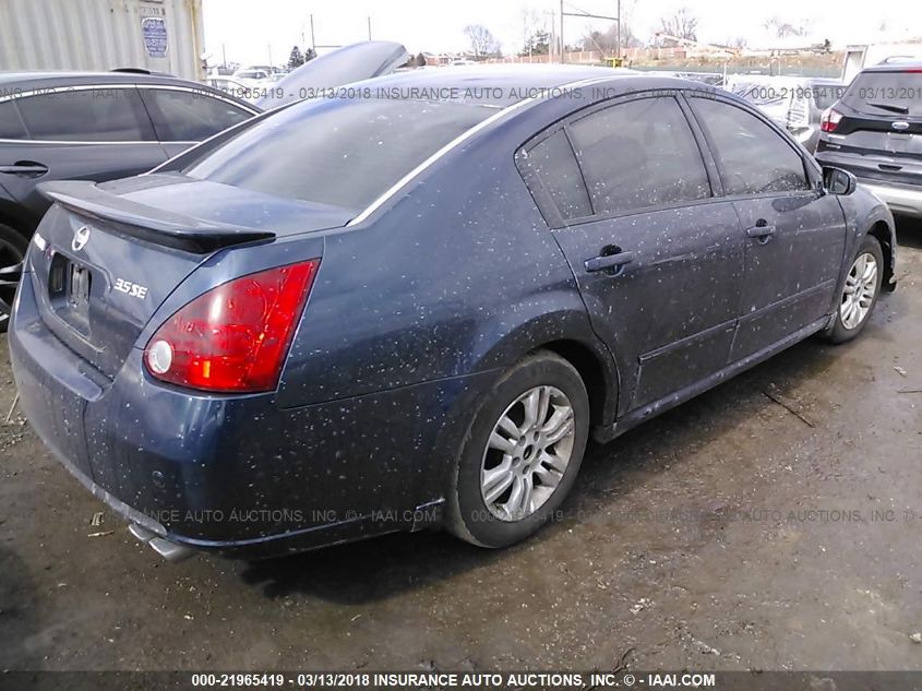 2007 Nissan Maxima 3.5 Se VIN: 1N4BA41E67C862855 Lot: 21965419