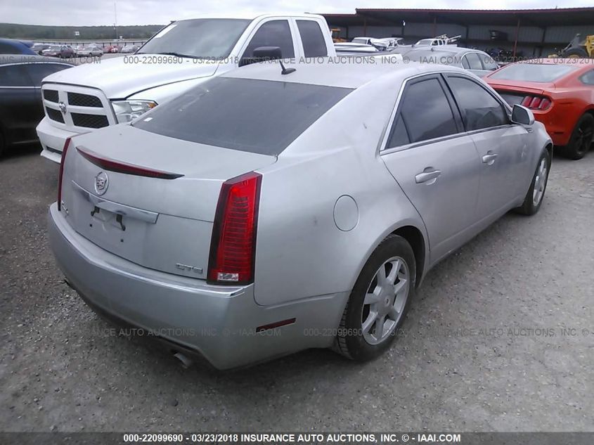 2008 Cadillac Cts Standard VIN: 1G6DM577080121602 Lot: 22099690