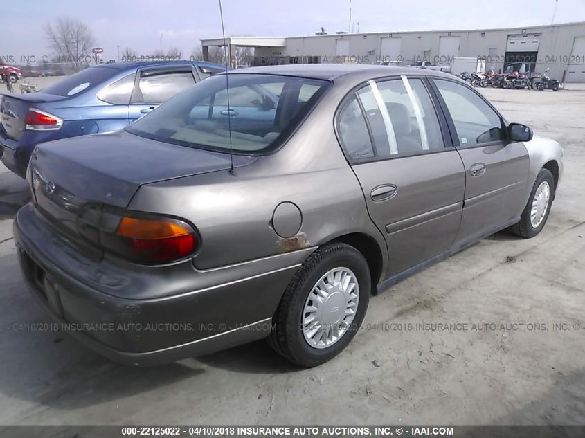 2001 Chevrolet Malibu VIN: 1G1ND52J016252917 Lot: 22125022