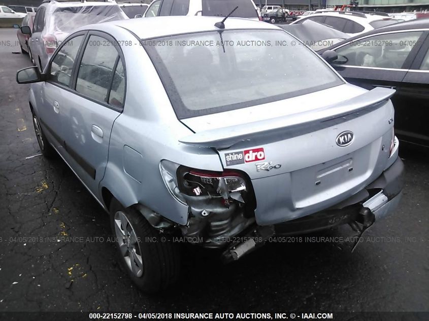 2008 Kia Rio Lx/Sx VIN: KNADE123886426962 Lot: 22152798