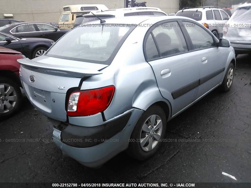 2008 Kia Rio Lx/Sx VIN: KNADE123886426962 Lot: 22152798