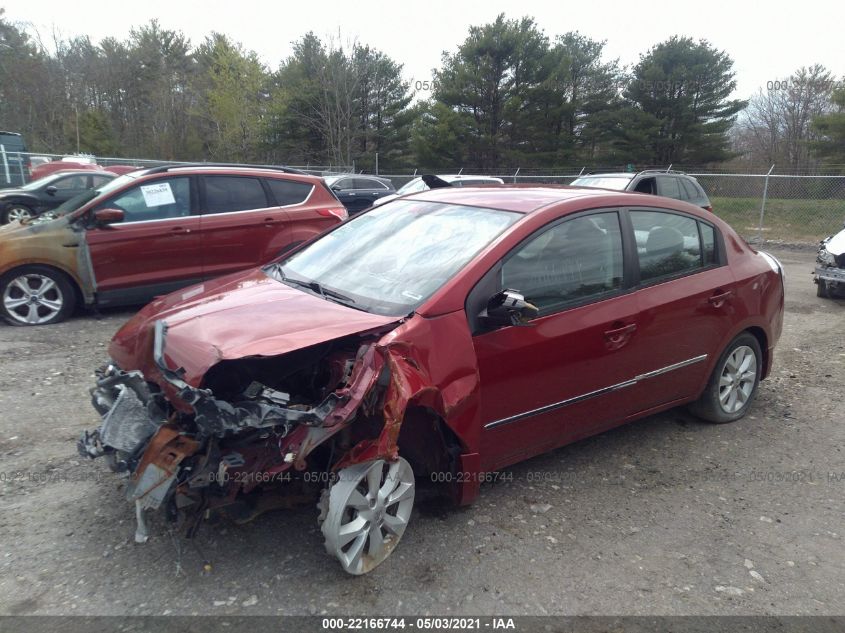 2010 Nissan Sentra 2.0 Sl VIN: 3N1AB6AP7AL637603 Lot: 22166744