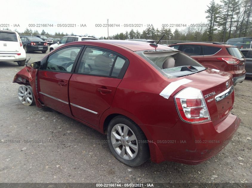 2010 Nissan Sentra 2.0 Sl VIN: 3N1AB6AP7AL637603 Lot: 22166744