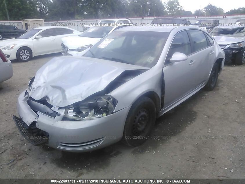 2010 Chevrolet Impala Ls VIN: 2G1WA5EKXA1125116 Lot: 22403731