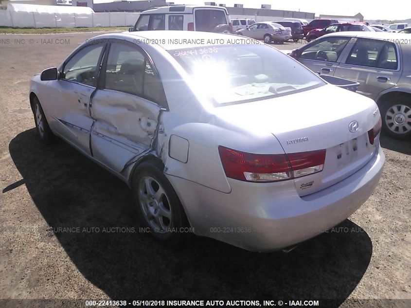 2006 Hyundai Sonata Lx V6/Gls V6 VIN: 5NPEU46F16H054030 Lot: 22413638