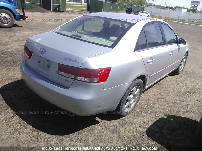 2006 Hyundai Sonata Lx V6/Gls V6 VIN: 5NPEU46F16H054030 Lot: 22413638