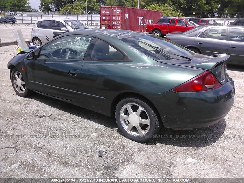 1999 Mercury Cougar V6 VIN: 1ZWFT61L3X5605455 Lot: 22485194