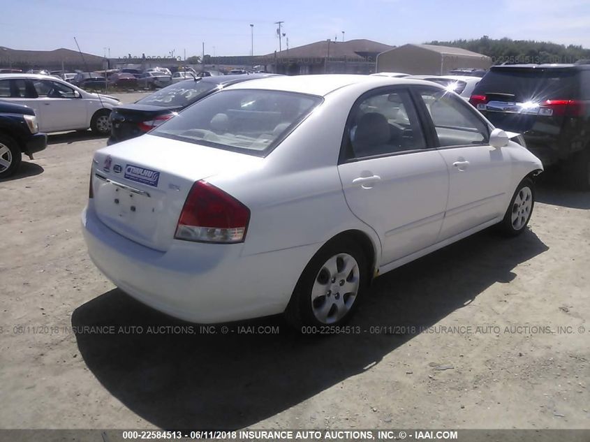 2007 Kia Spectra Ex VIN: KNAFE122475397089 Lot: 22584513