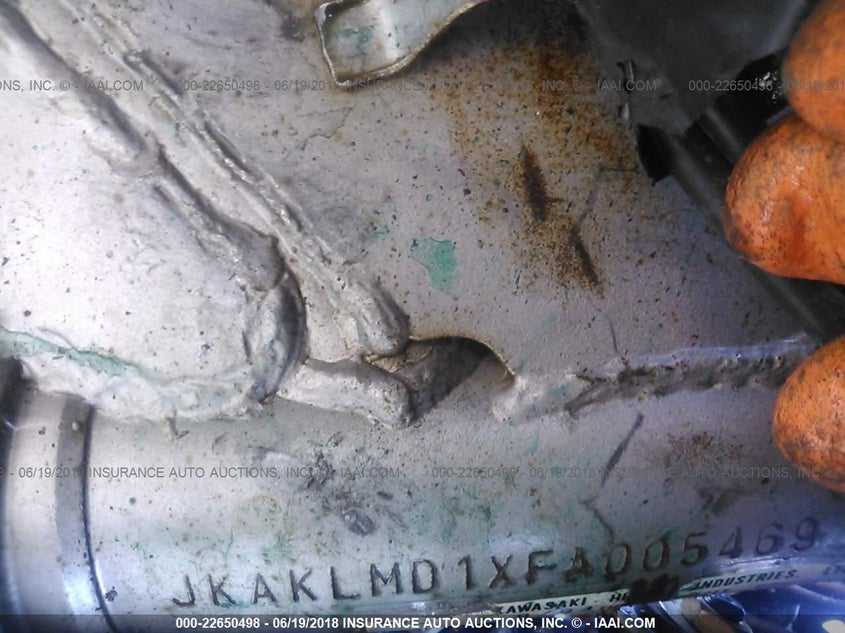 1985 Kawasaki Kl250 VIN: JKAKLMD1XFA005469 Lot: 22650498