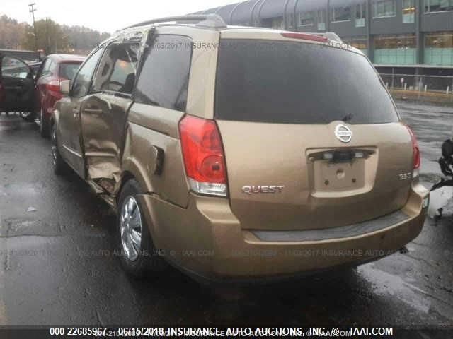 2004 Nissan Quest S/Se/Sl VIN: 5N1BV28U44N370109 Lot: 22685967