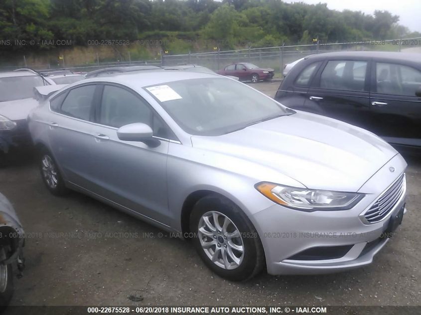 2017 Ford Fusion S VIN: 3FA6P0G7XHR144391 Lot: 22675528