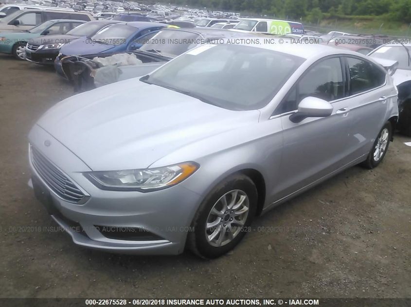 2017 Ford Fusion S VIN: 3FA6P0G7XHR144391 Lot: 22675528