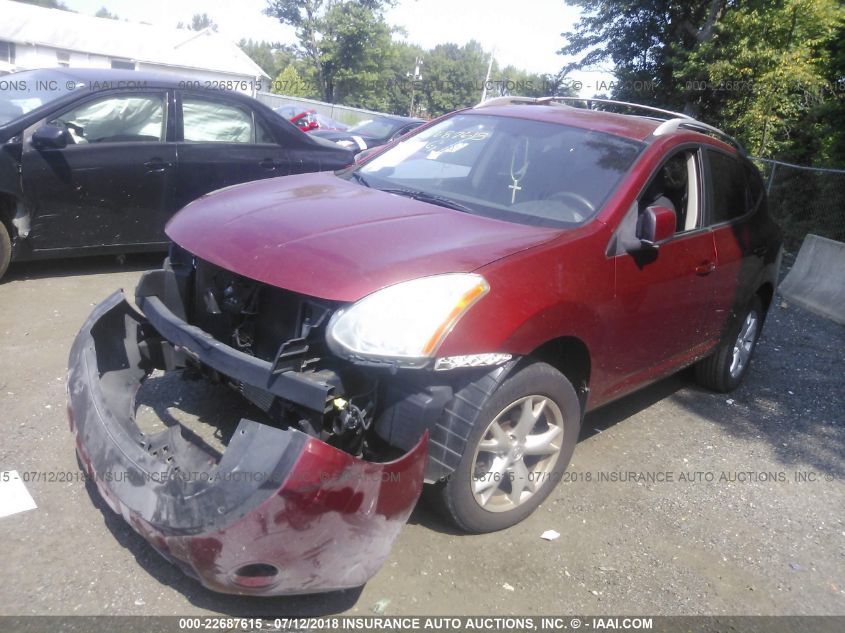 2008 Nissan Rogue Sl VIN: JN8AS58V38W116396 Lot: 22687615