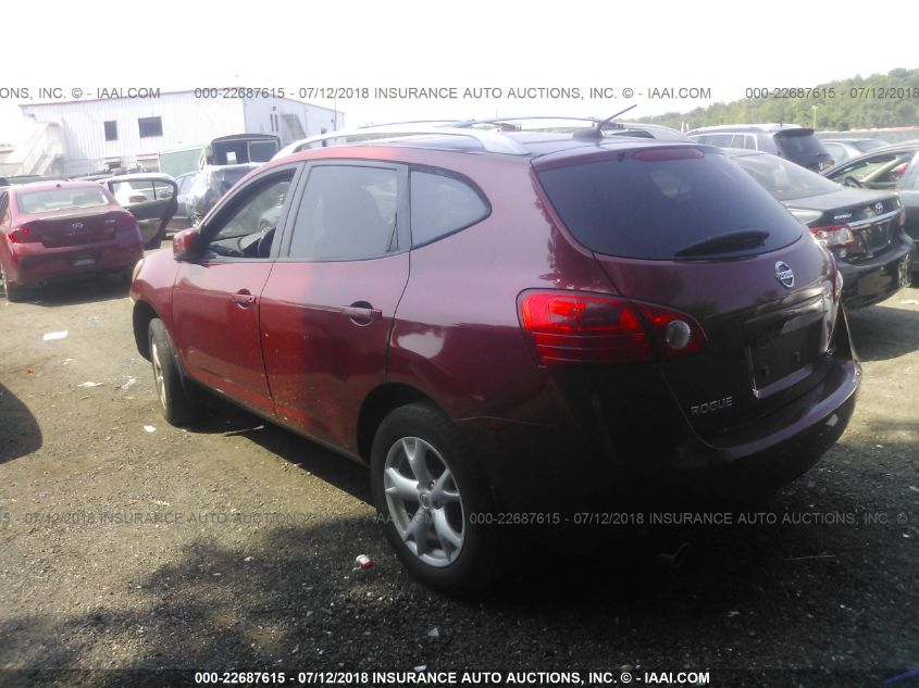 2008 Nissan Rogue Sl VIN: JN8AS58V38W116396 Lot: 22687615