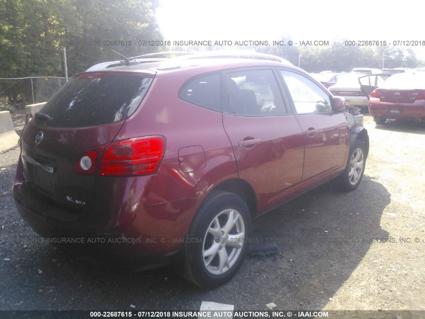 2008 Nissan Rogue Sl VIN: JN8AS58V38W116396 Lot: 22687615