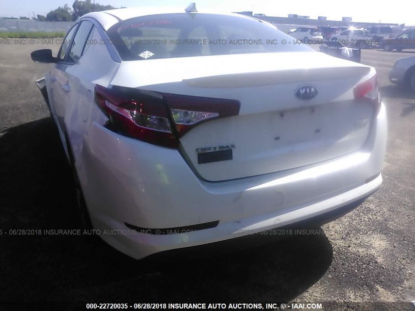 2012 Kia Optima Hybrid Ex VIN: KNAGM4AD1C5035095 Lot: 22720035